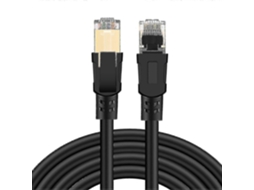 Lurelia Cabo Ethernet Cat 8 Rj45 40 Gbps 2000 Mhz S/ftp, Para Ligações De Rede