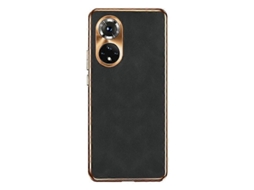 Capa Para Celular Honor 50 Pro Revestida Em Pele De Cordeiro.