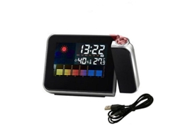Calendário de Tela Colorida Led Diverno Diverno de Termotememento Do Termotemento Do Termotemente Black