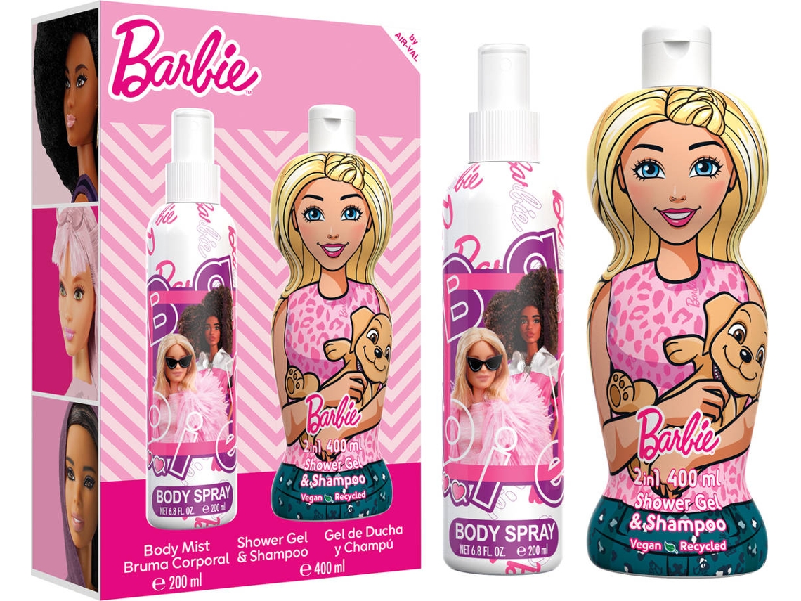 Coffret BARBIE Spray Corporal + Gel de Duche (200 + 400 ml)