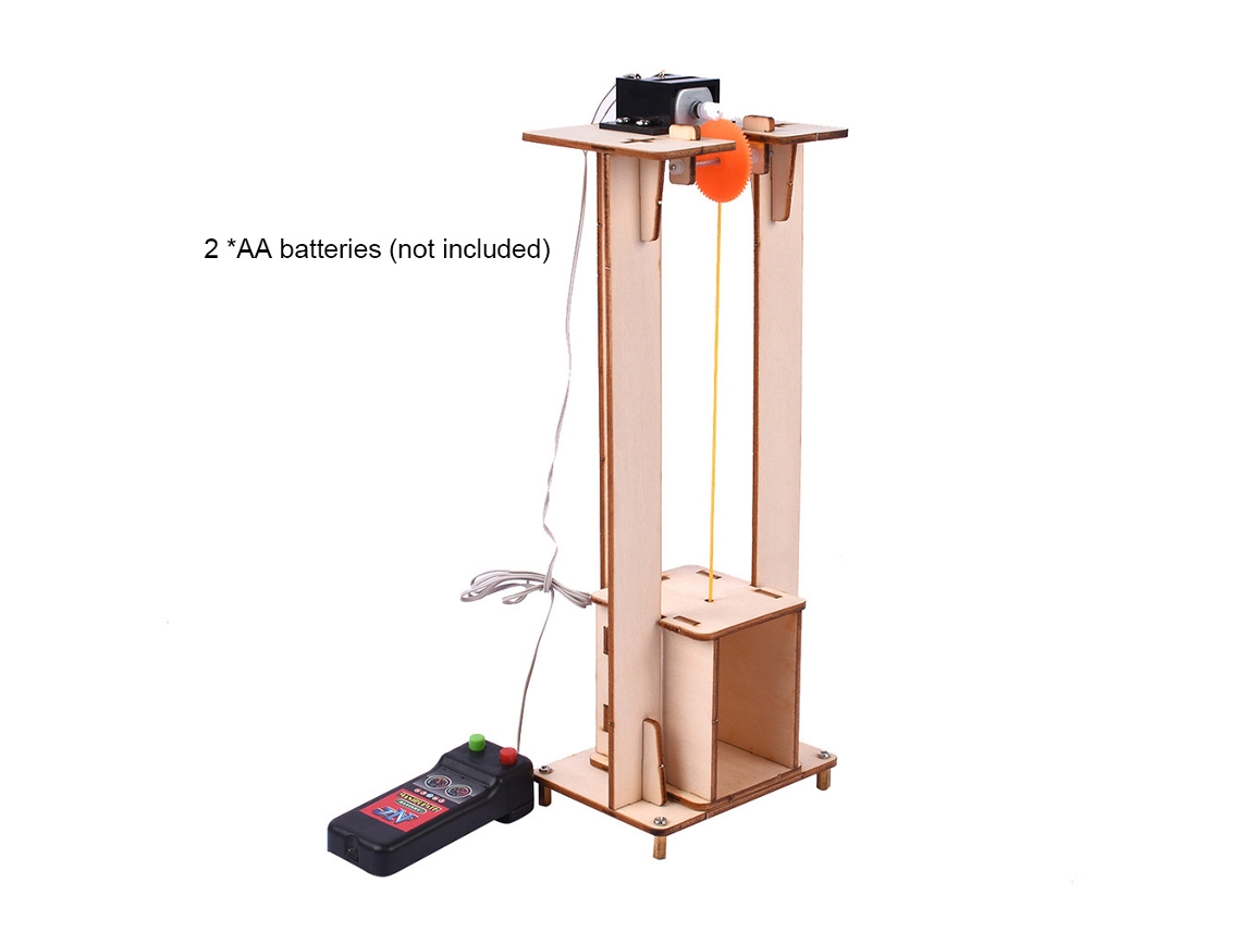 Mali kit de Experimentos Científicos Diy para Crianças Elevador Brinquedo Educativo de Montagem em Madeira Ferramenta de Aprendizagem Científica