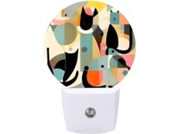 Luz Noturna Led Com Sensor, Luz Noturna Branca Quente Suave Banheiro, Quarto, Cozinha, Redonda