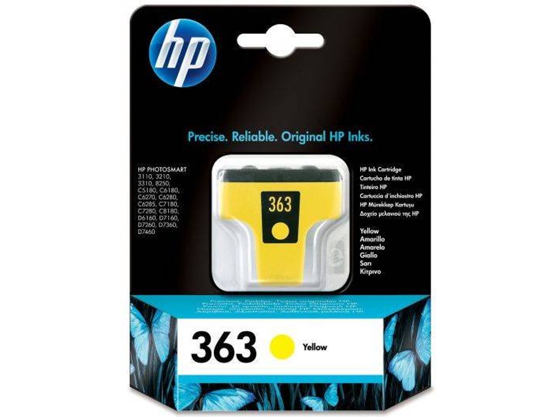 TINTA HP ORIGINAL 363 AMARILLO C8773EE