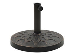 Base para guarda-sol VIDAXL Marrom Poliresina (44.5 x 33 cm)