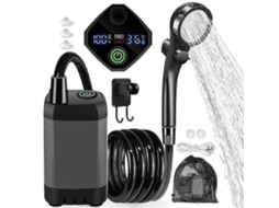 Chuveiro De Acampamento Portátil Recarregável Com Bateria De 6000mah Para Viagens Ao Ar Livre E Caminhadas PENGDSJE