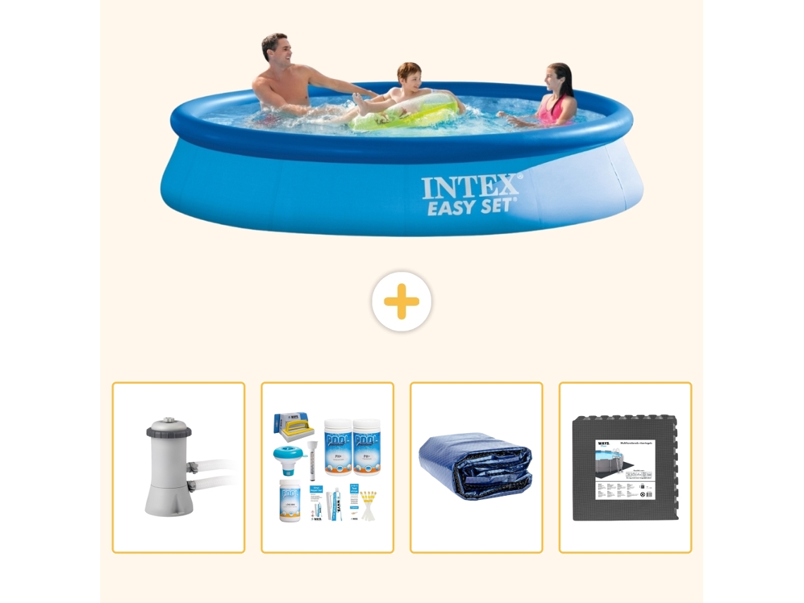 Intex Piscina Easy Set Redonda - 366x76 Cm - 5-peças S233