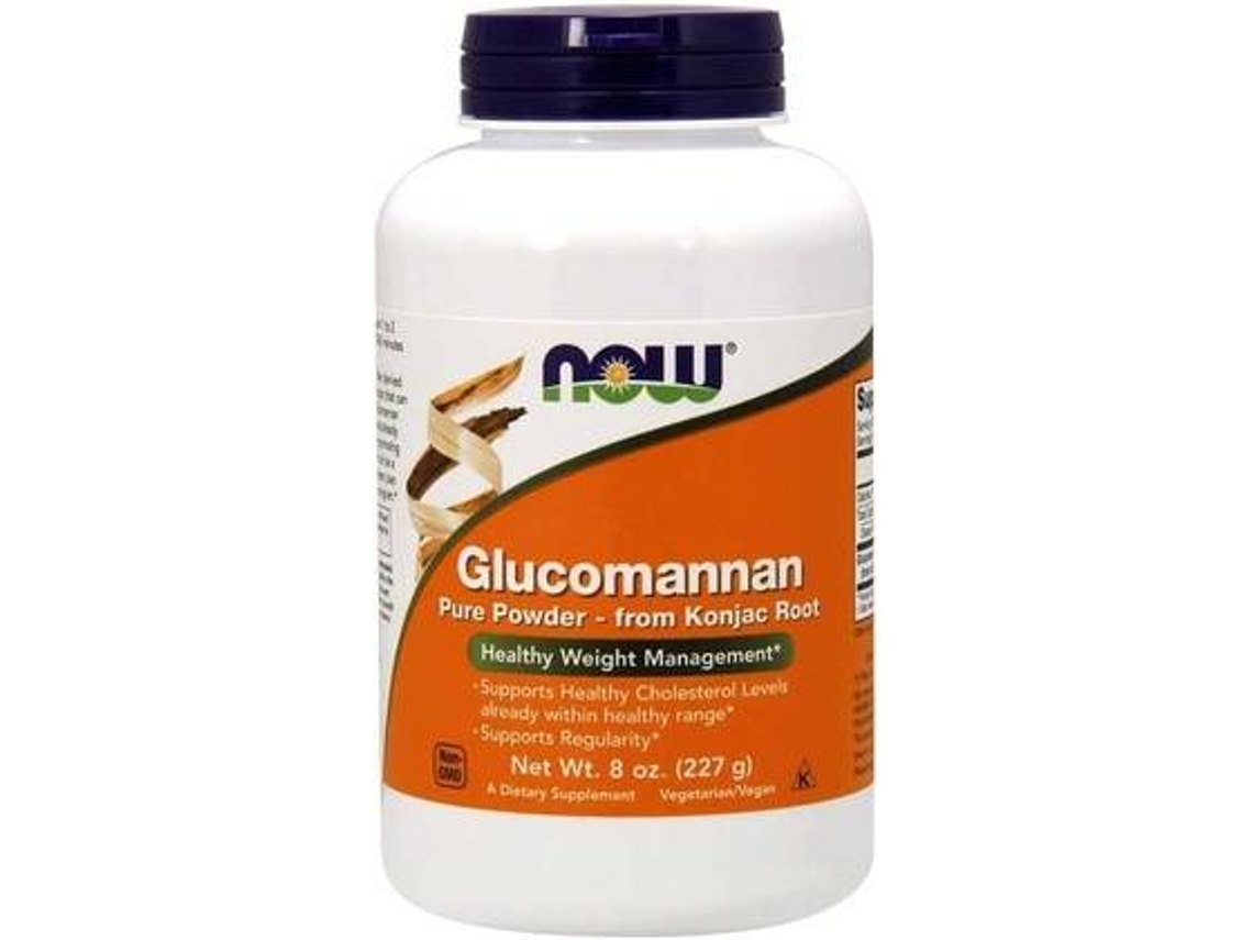 Chá NOW Glucomanano (227 g de pó)