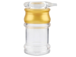 Pot de Tempero LAXISCREED Acrílico Transparente Ouro