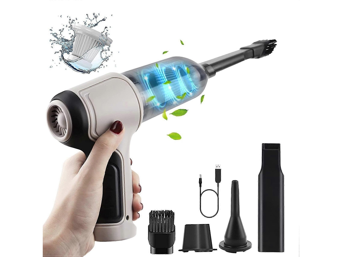Lurelia Aspirador Portátil Sem Fio Para Carro E Casa 9000pa, 120w Carregamento Usb