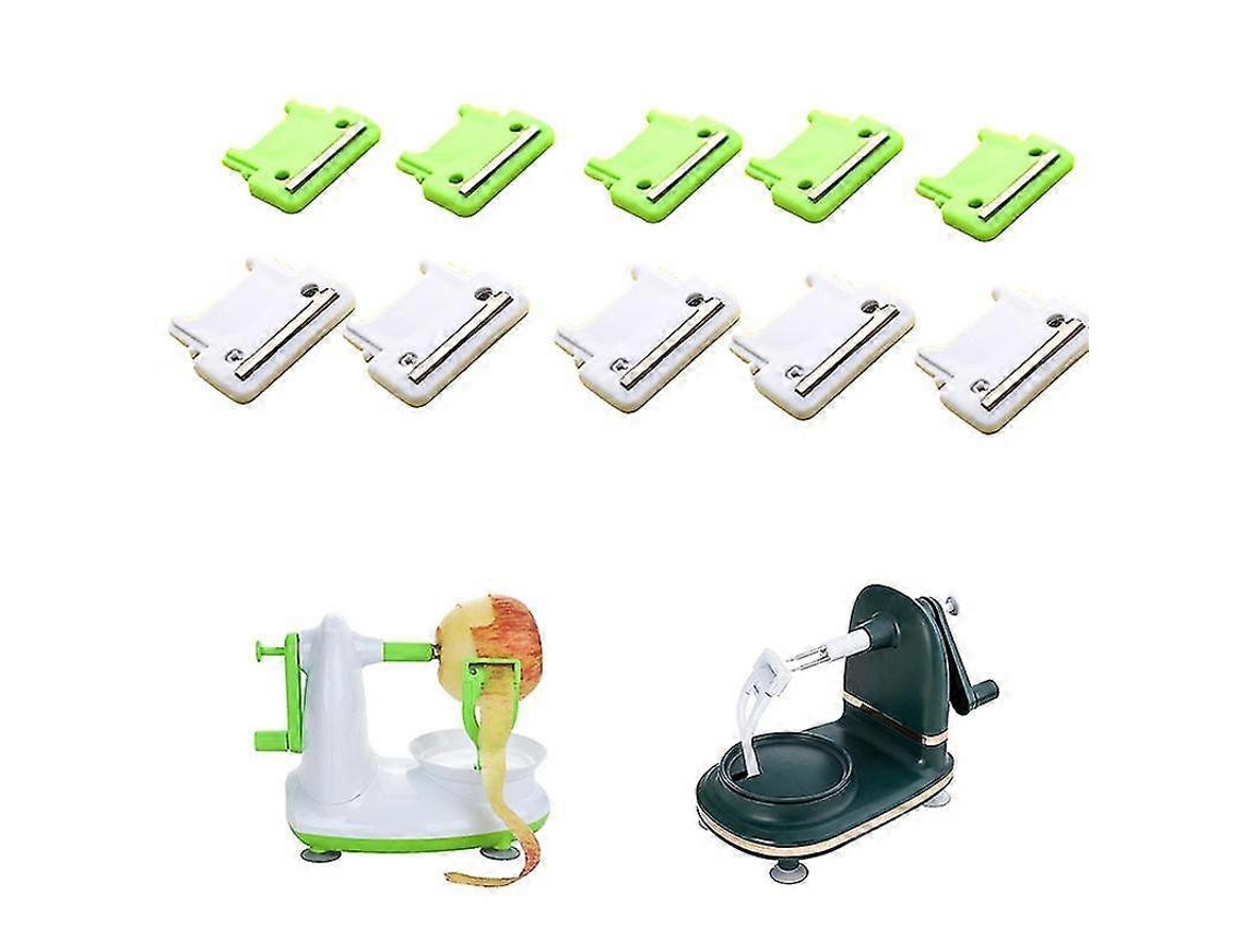 Kit De Cortador E Fatiador De Batata Com 5 Lâminas Manuais Para Descascar Maçãs Everley891