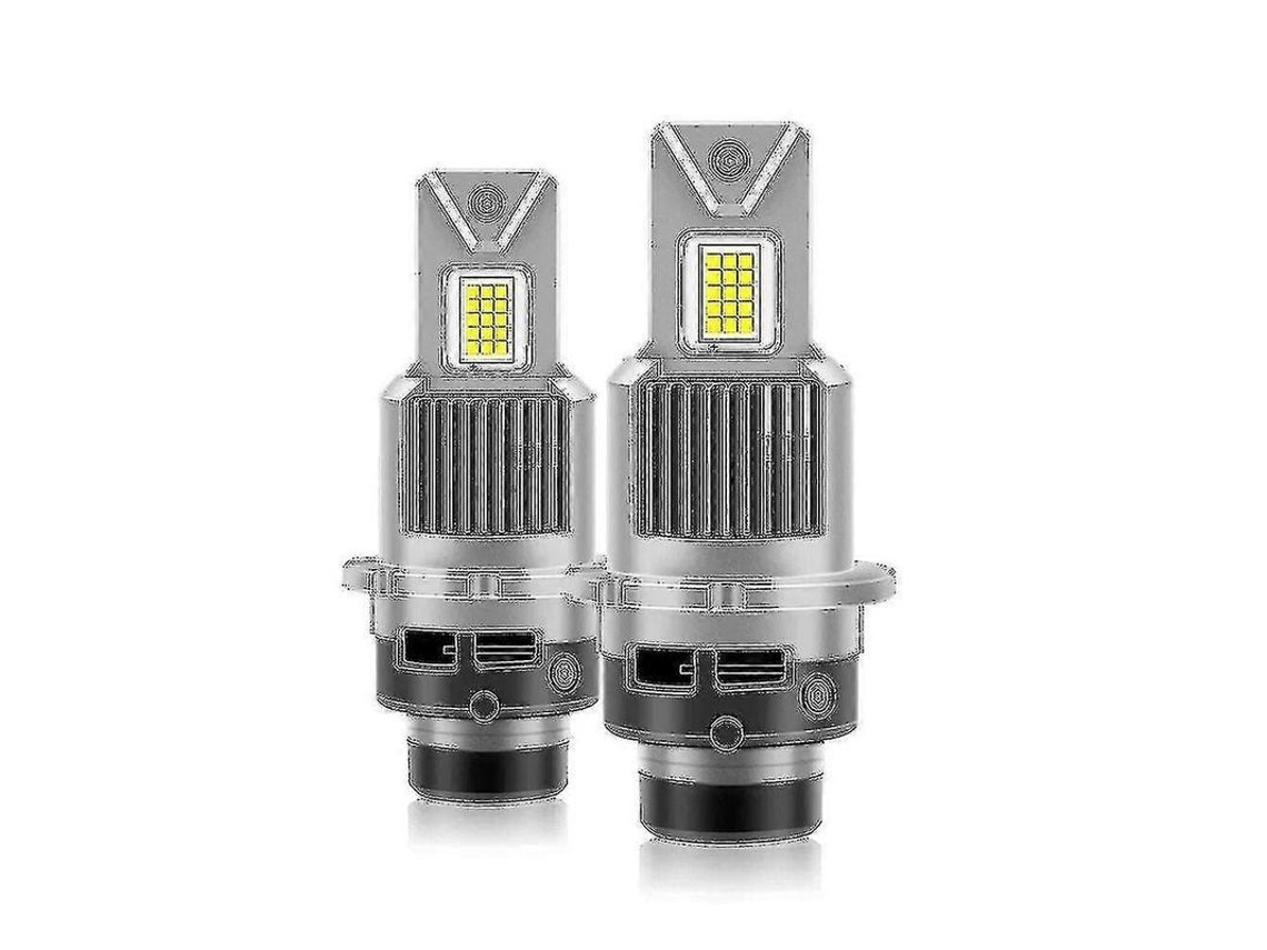 Kit Lâmpadas Led Para Farol D4s D4r D2r D2s 6000k Branco Plug And Play 240w 12v Compatível Com Carros D2s