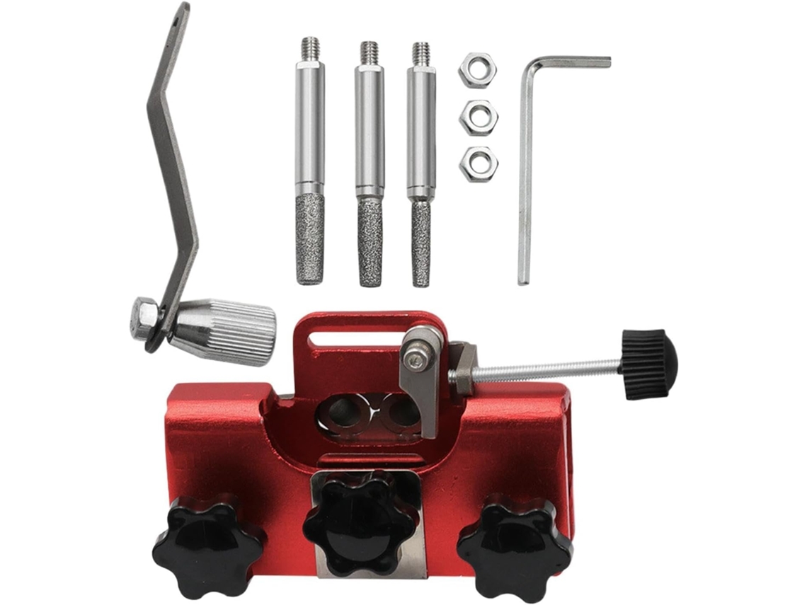 Ferramenta para Afiar Motosserras com Acessórios, Kit Guia Leve para Afiar Motosserras para Trabalhos em Madeira na CHABERLU