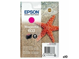 Tinteiro de Tinta Original EPSON XP-2100, 3100, 4100 / WF-2830DWF, 2850DW - Nº 603 (Magenta - WORKFORCE WF-2870DWF)
