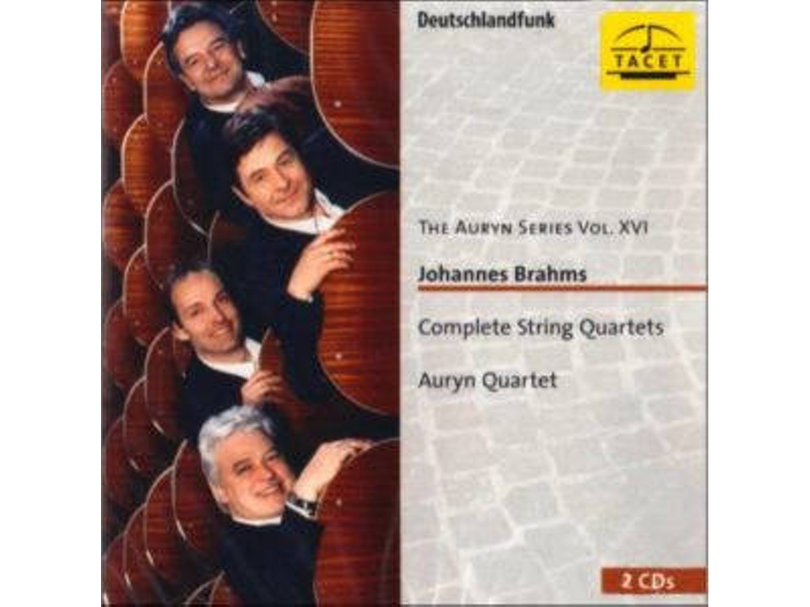 CD Auryn Quartet - The Auryn Series Vol. XVI Johannes Brahms Complete String Quartets (Clássico)