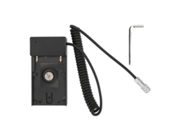 Adaptador De Bateria Com Mola Para Sony Npf970/750/f550, Placa De Montagem E Conector De Alimentação