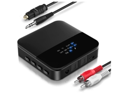 Receptor Do Transmissor Bluetooth 5.0 Adaptador de Áudio Bluetooth Cabo de Áudio Rca Digital Óptico de 3 5 Mm para Tv YIZHOOD