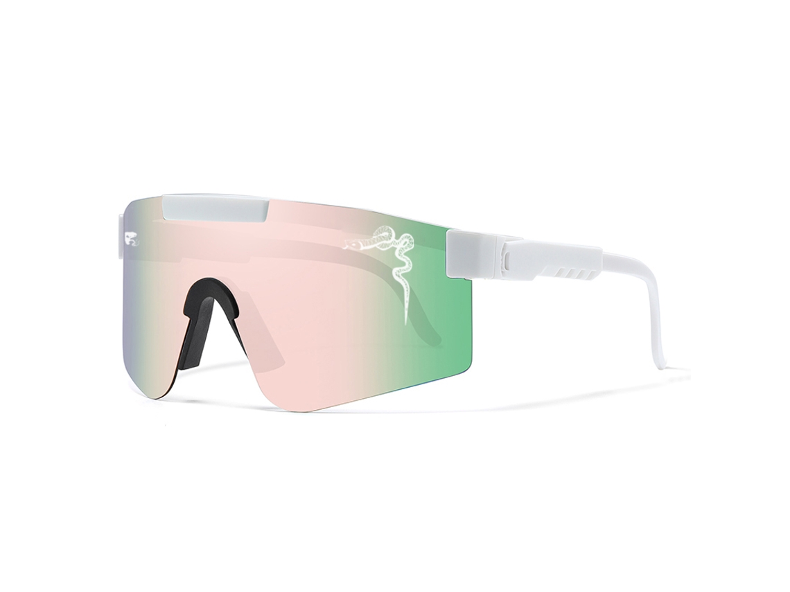 (estilo 20) Óculos De Sol Unissex Para Ciclismo Com Proteção Uv400 E Lentes De Polímero À Prova De Vento.