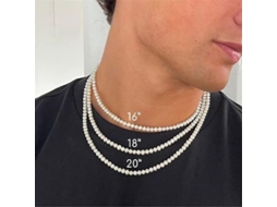2026 colares de Pérolas Simuladas Unisex 8mm Moda 2022 Feitos À Mão para Casamentos e Festas