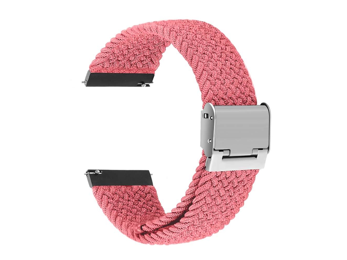 Bracelete Garmin Forerunner 630 Pulseira Entraçada Solo Loop Ajustável Rosa