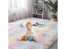 Tapete Ehstmind Fofo Quarto Felpudos Multicor (100x50x50cm)