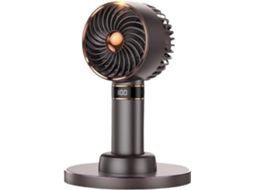 Mini Ventilador de Mesa USB Recarregável 5000 mAh S/MARCA com clip e fácil de usar