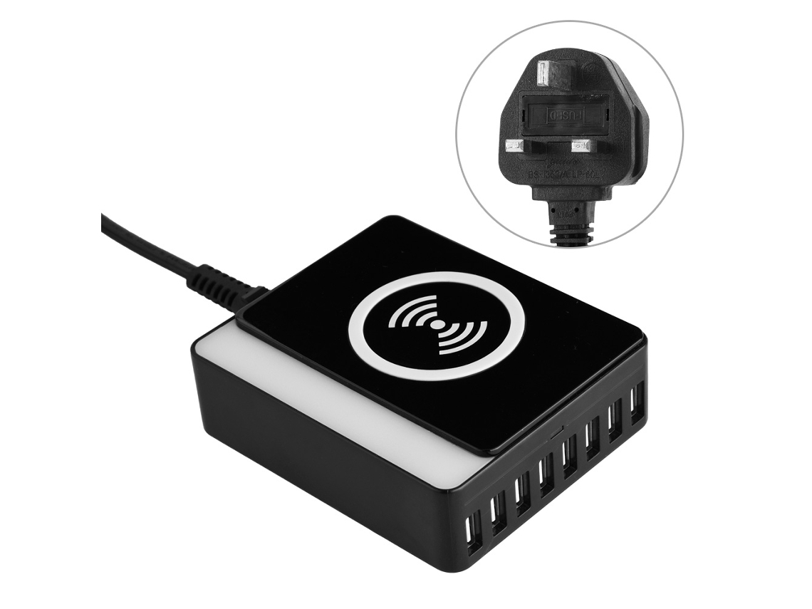 Carregador LAXISCREED 8 portas Usb Sem Fio 60w