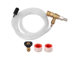 Kit Injetor Químico Ajustável para Lava pressão com Mangueira Sifão e Bico de Sabão 3/8 Polegadas Primerox