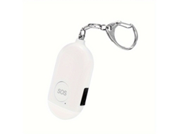 Chaveiro com alarme USB, 130 dB, para mulheres, emergência, luz LED, durável, multifuncional STELASPLEN