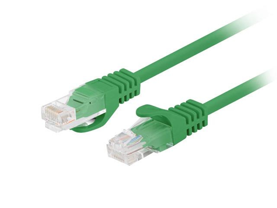 Conjunto De 10 Cabos De Rede Lanberg Patchcord Rj45 Para Switch, 1 Metro, Cat5e