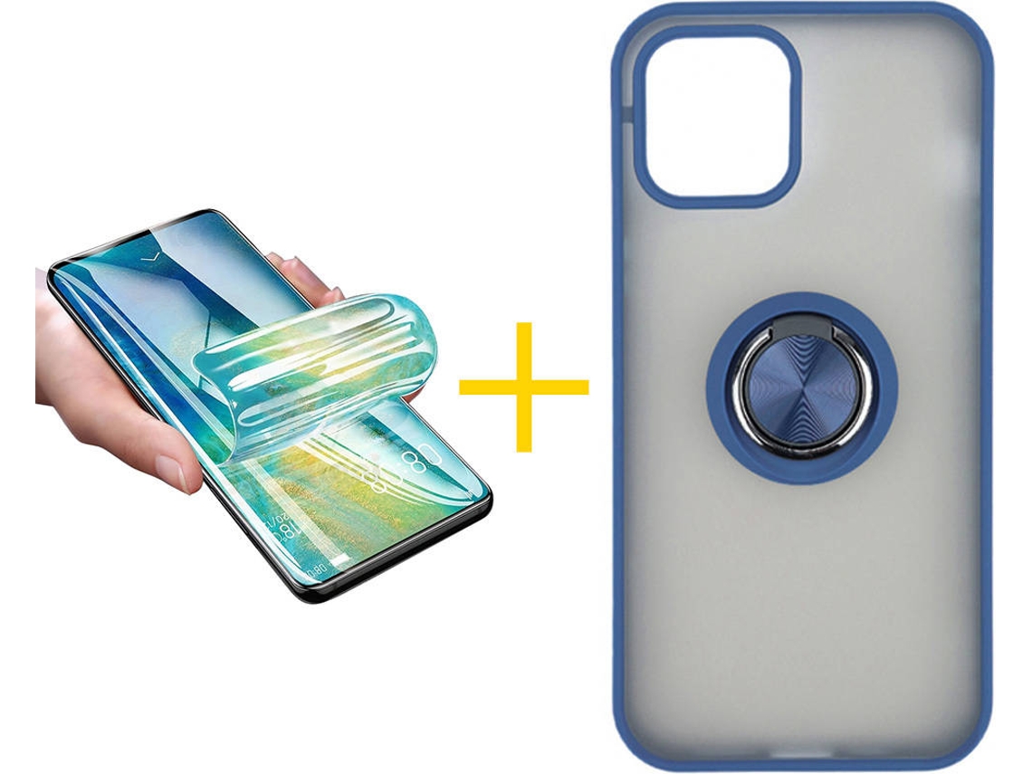 Capa + Película para iPhone 12 Pro ACCETEL Azul