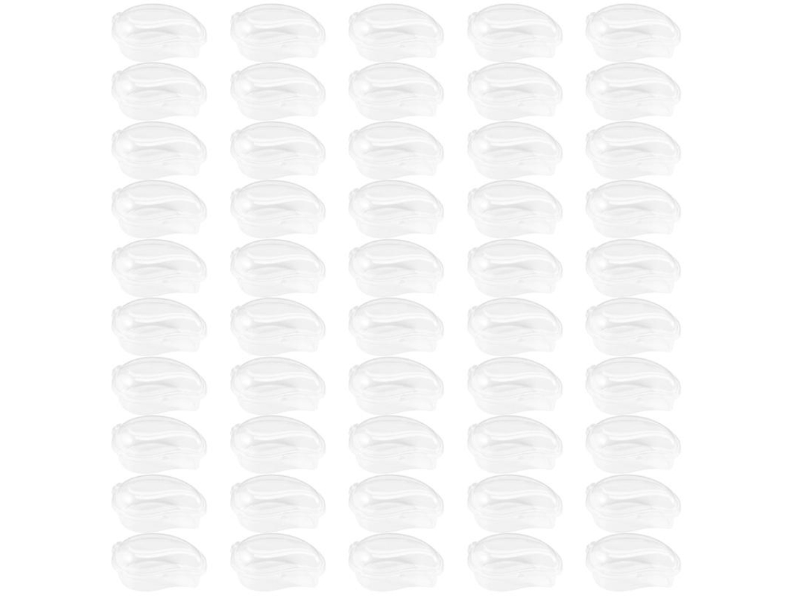 50pcs Caixas De Bolo Transparentes Allinless