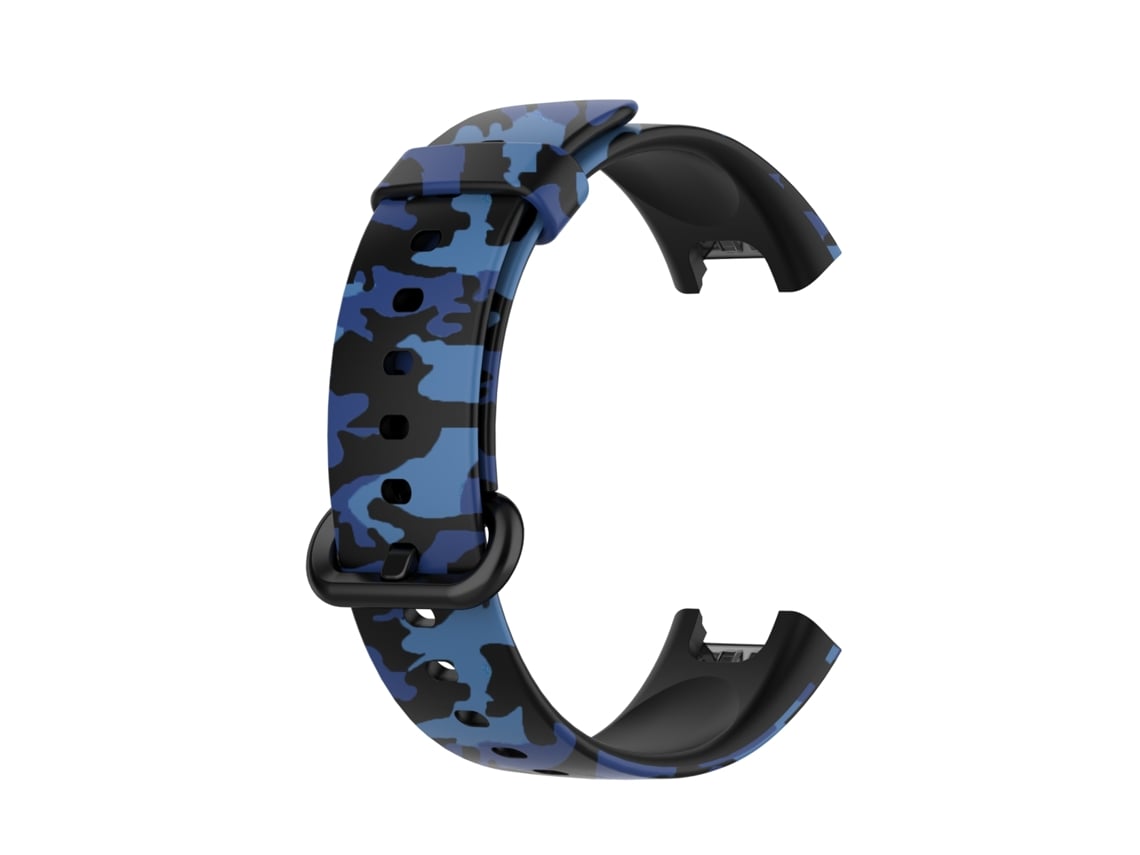Bracelete de Smartwatch para Xiaomi Mi Watch Lite / Redmi Watch Pulseira de substituição com impressão de silicone (azul camuflado)