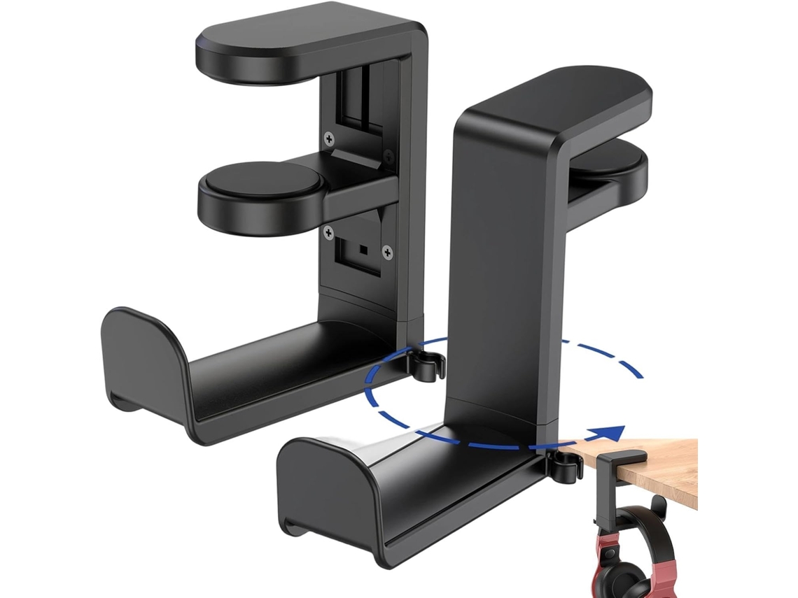 Suporte Para Fones De Ouvido Mesa, Armazenamento Para Fones De Ouvido, Rotação De 360 Graus