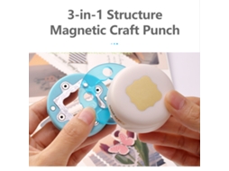 Punção de Artesanato Magnética para Scrapbook, Papel, Cartões | S/MARCA