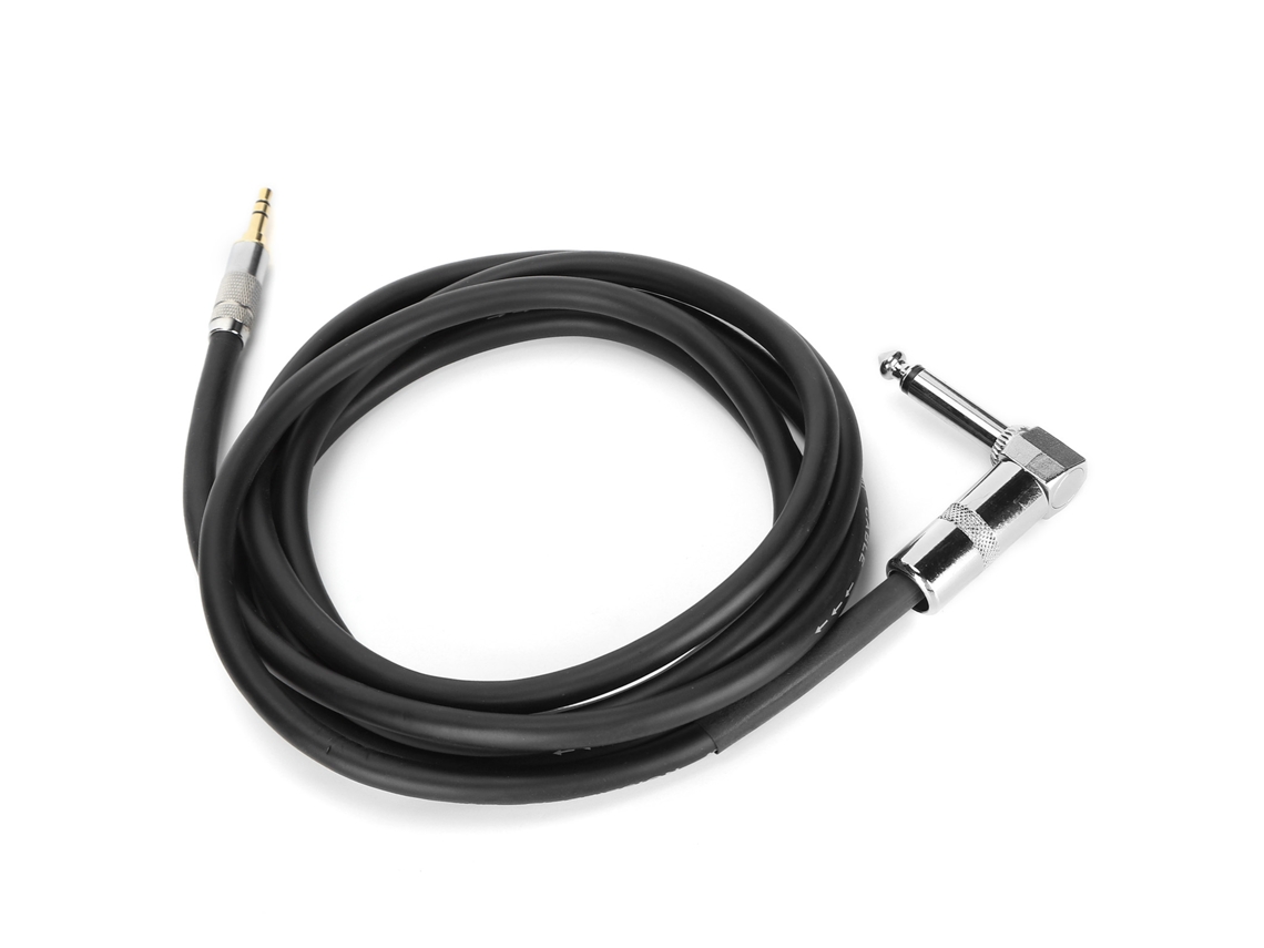 Cabo de Áudio Macho 6.35mm para 3.5mm 2m para Guitarra Piano Amplificador Celulares | S/MARCA