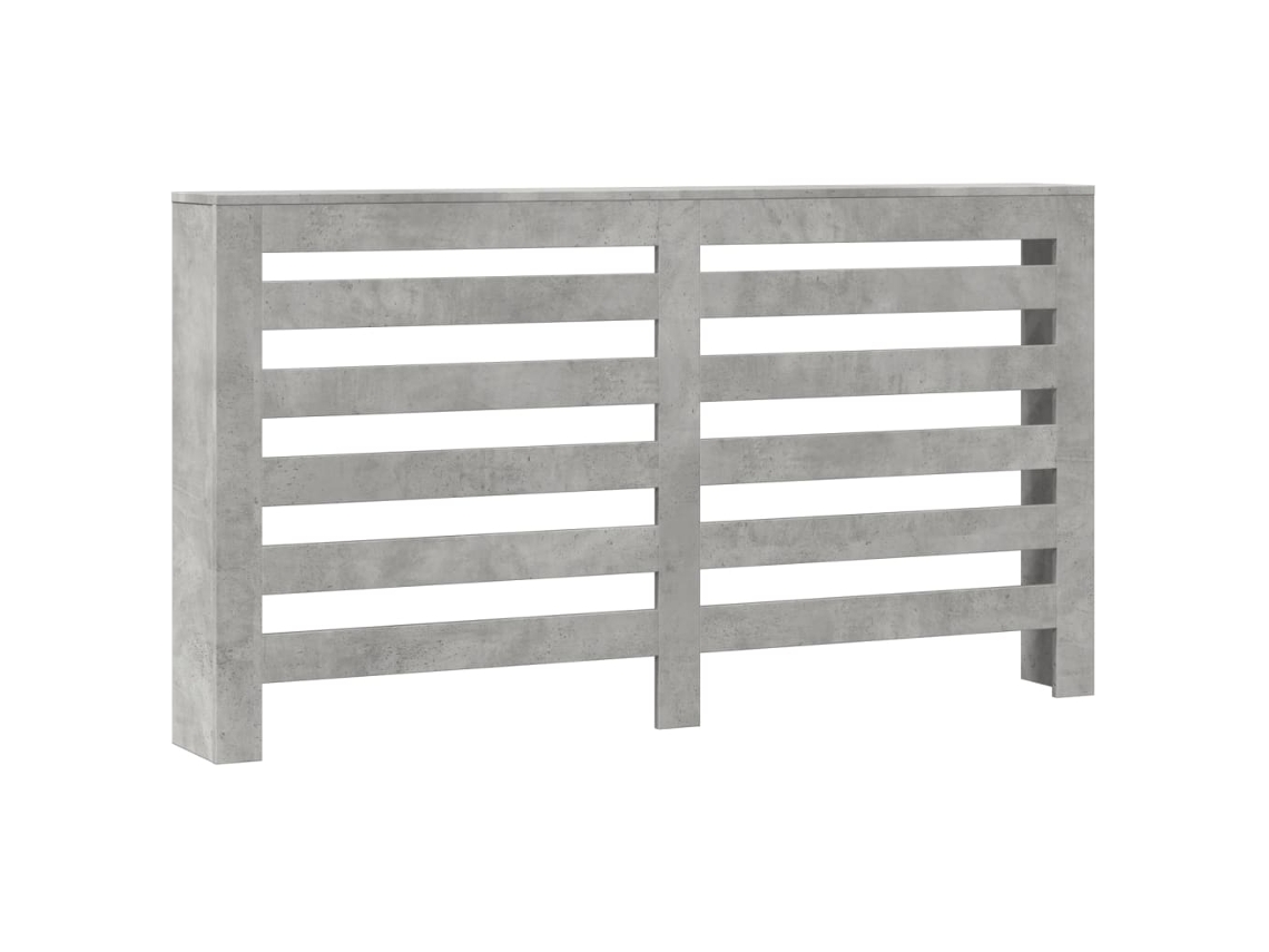 Radiator Cover, Radiator Covers Vidaxl Cinzeto Madeira Processada (149 X 20 X 82 Cm)