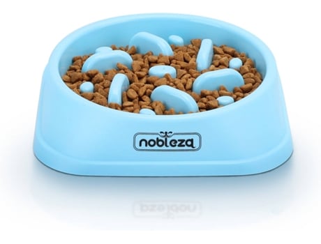 Comedouro Anti-voracidade para Cães  Azul (20x20x4.5cm)