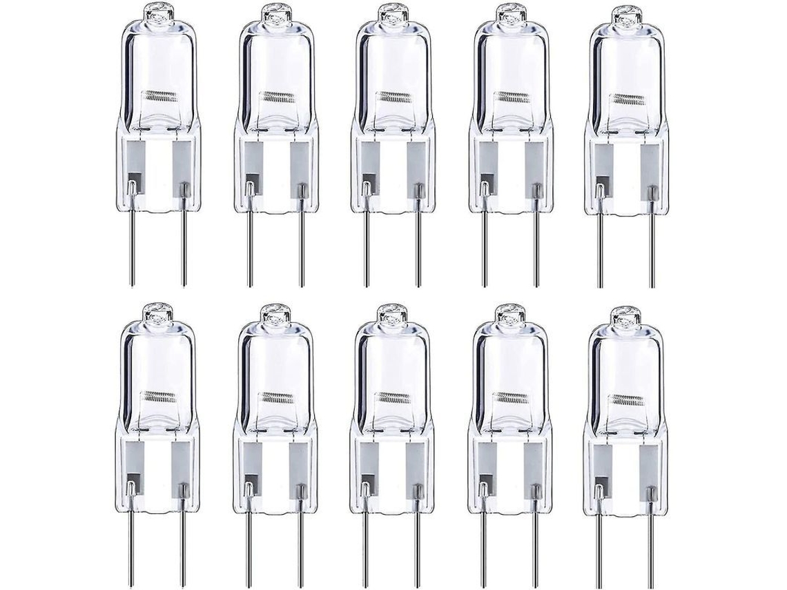 10 Lâmpadas Halógenas G6.35 2 Pinos 12v 35w Branco Quente 2700k Para Lustres, Luminárias De Trilho, Iluminação De Paisagem, Lâmpadas De Mesa