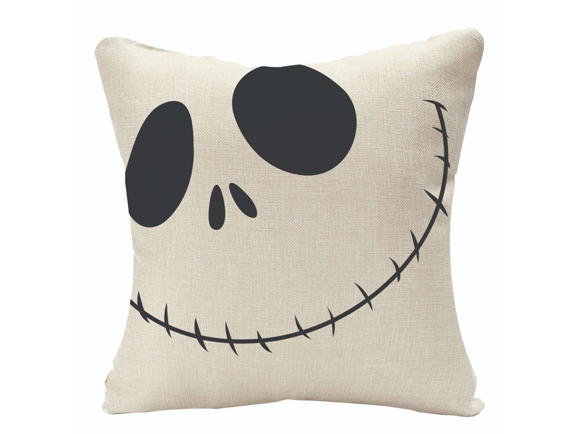 Capa De Almofada De Halloween Com 4 Peças, 18 X 18, Capa De Almofada Com Design Reforçado, Capa De Almofada Decorativa Para Carro, Sofá, Decoração D