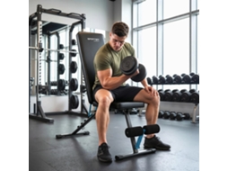 Weight Bench Adjustable Training Bench With Leg Extension 7-fold Backrest, Adjustable Padding 300 Kg Load
