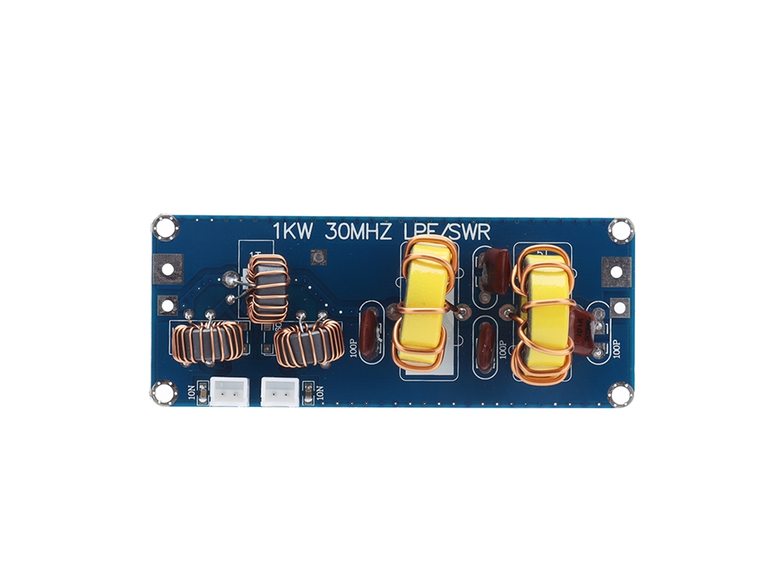Módulo de filtro passivo de baixa potência 1kW, 30MHz, placa de filtragem SWR para fonte de alimentação HF, amplificador SSB | S/MARCA