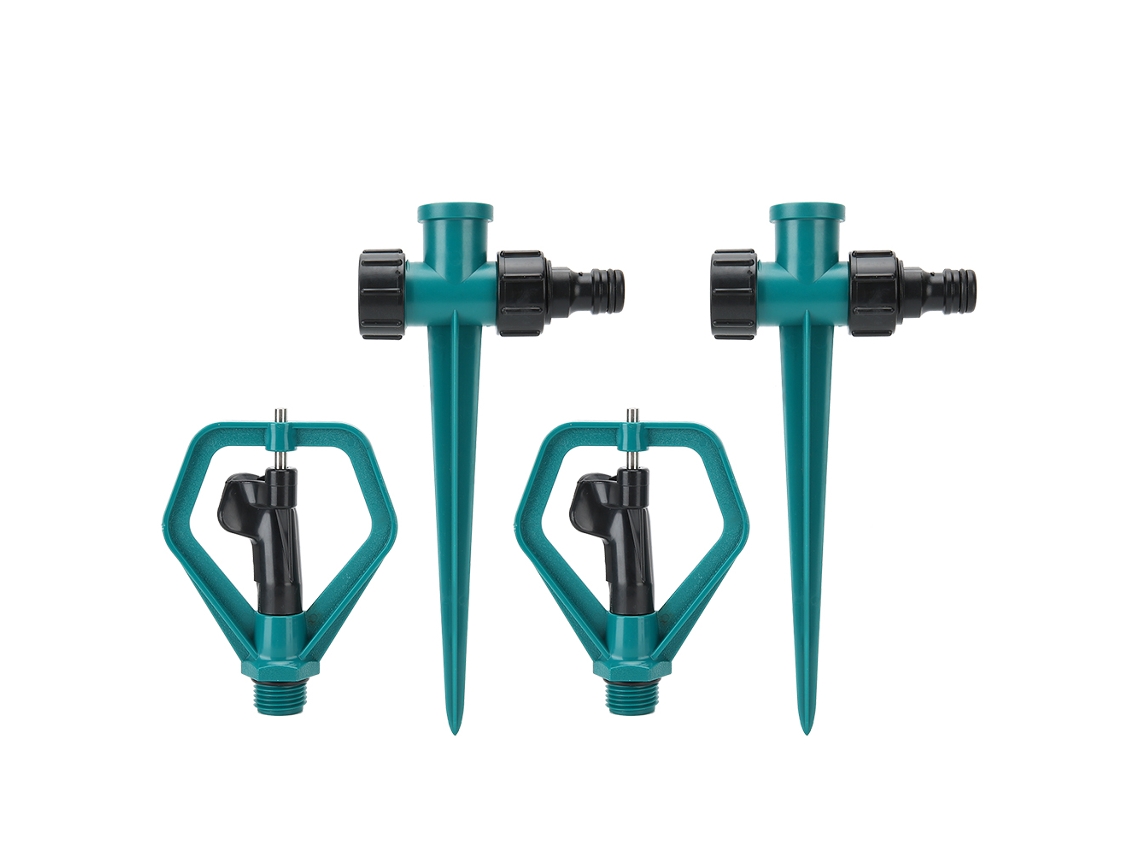 Conjuntos De Aspersor De Jardim Rotativo Automático 360 Graus Acessorios De Irrigação