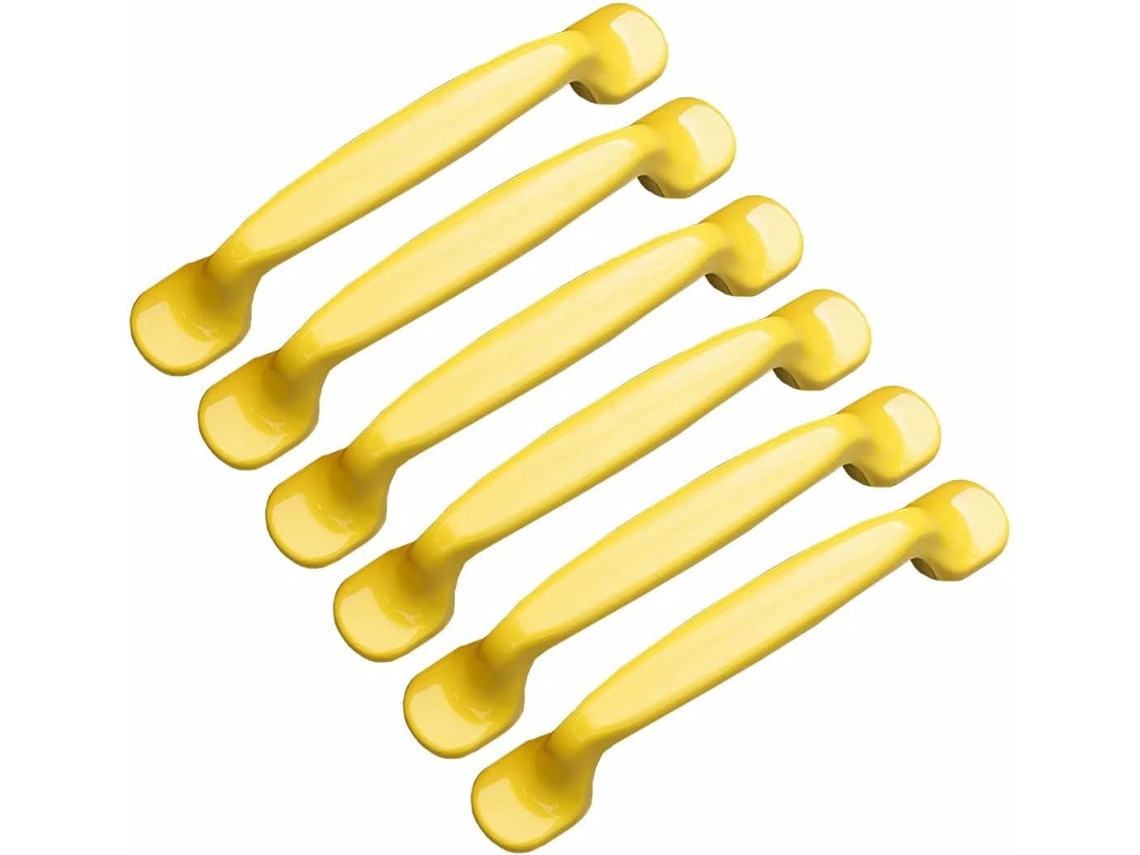 Conjunto De 6 Puxadores Sólidos Para Armários, Gavetas E Cômodas, Acessórios De Cozinha, Puxadores Para Portas De