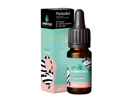Petibidiol Óleo de CBD CANDIDTAILS para gatos 250mg