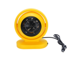 Aquecedor Elétrico Portátil de Mesa 380w, Termostato, Ajuste de Ângulo, Ambiente, 220v, Eu | S/MARCA