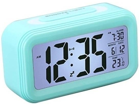 Relógio Despertador RITTEREC Home LED Azul