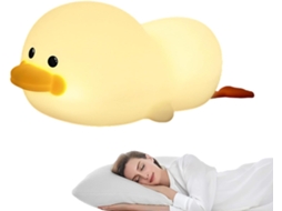 Luz Noturna Para Bebê Com Design De Patinho, Dimmer Sensível Ao Toque