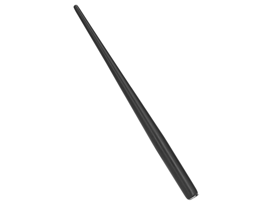 Caneta de caligrafia para mangá e quadrinhos, design ergonômico em madeira, modelo WD055001M, preta.