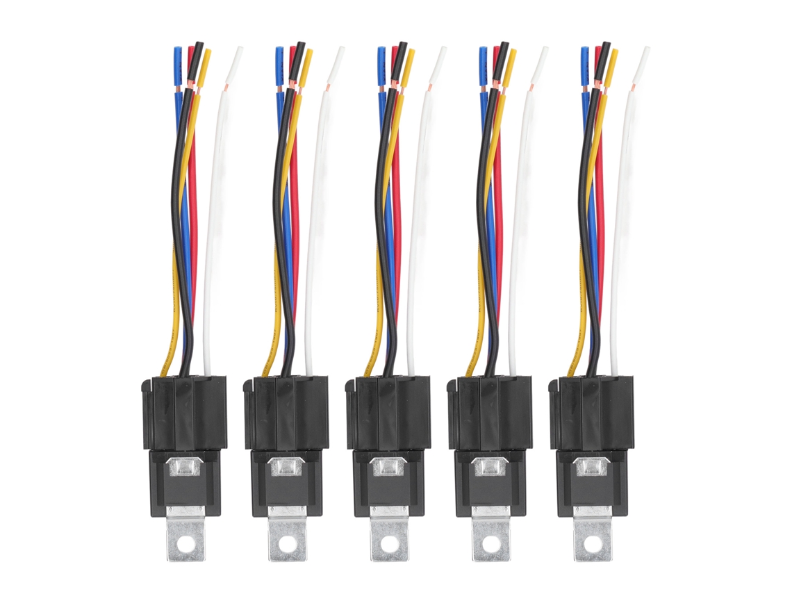 Kit de Relé Automotivo 12v 40a com Sockets