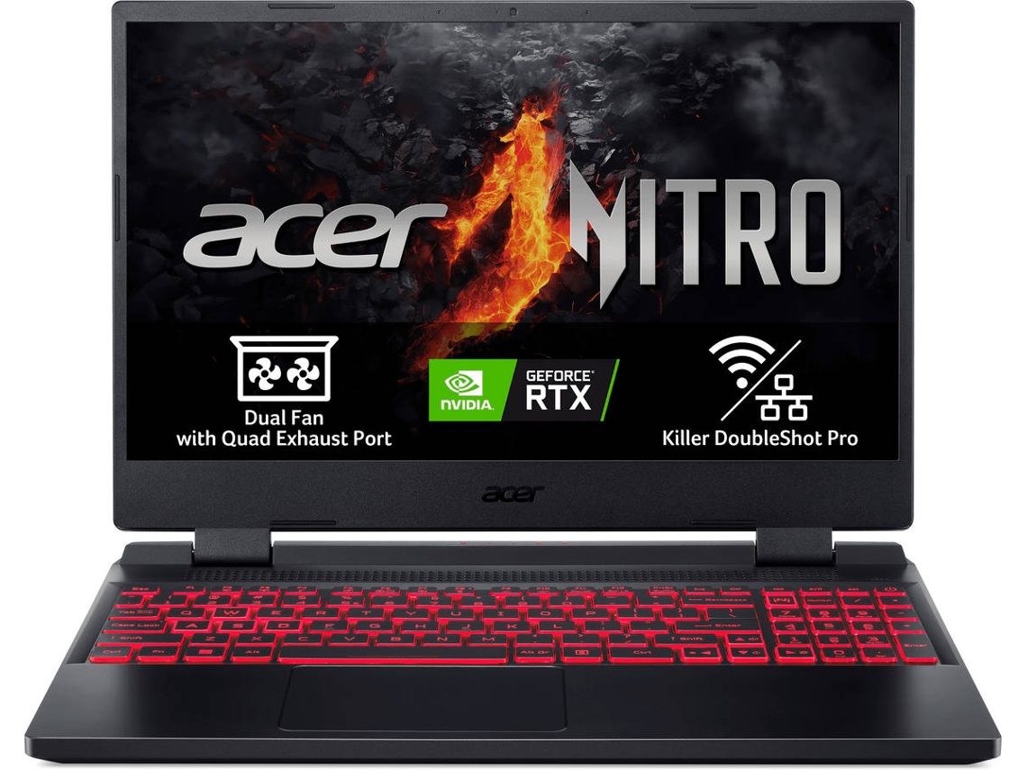 Portátil Gaming ACER NITRO 5 AN515-47 (15.6" - AMD Ryzen 5 7535HS - RAM: 8 GB - 512 GB SSD PCIe - NVIDIA GeForce RTX 3050Ti)"